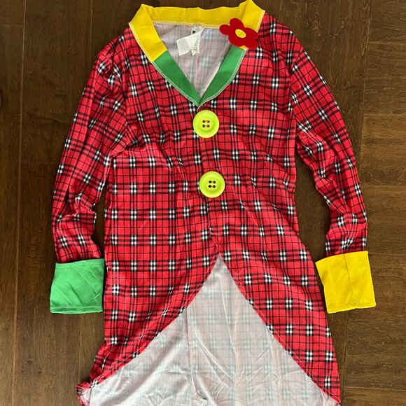 Kids Size Large Clown Costume (Age 10-12) - Picture 3 of 9